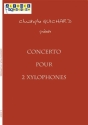 Christophe Guichard, Concerto Pour 2 Xylophones Et Orchestre A Cordes 1 or 2 Xylophones, Timpani, Percussions and Strings Partitur + Stimmen