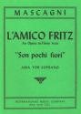 Pietro Mascagni, Aria - Son pochi fiori Soprano Voice and Piano Klavierauszug