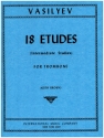 18 Etudes (Intermediate Studies) for trombone