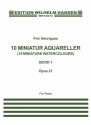 Fini Henriques, Miniature Aquarelles Op. 21 Book 1 Klavier Buch