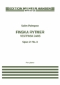 Selim Palmgren, Vestfinsk Dans (Finska Rytmer Op.31 No.5) Klavier Buch