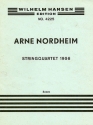 Arne Nordheim, String Quartet Streichquartett Partitur