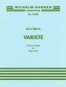 Jens Bjerre, Variete Eleven Short Etudes For Flute Solo Flute Buch