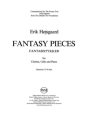 Erik Hojsgaard, Fantasy Pieces Clt/Vlc/Pf Sc Clarinet, Cello and Piano Partitur