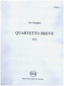 String Quartet no.1 'Quartetto Breve' (1952) for string quartet parts