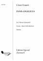 Csar Franck, Panis Angelicus SATB, Flute and Organ Klavierauszug