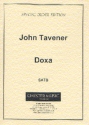 John Tavener, Doxa SATB Klavierauszug