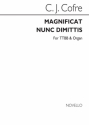 C.J. Corfe, Magnificat And Nunc Dimittis TTBB and Organ Chorpartitur