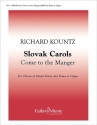 Richard Kountz, Come to the Manger SATB and Keyboard Stimme