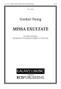 Missa Exultate for mixed choir with Bar/Contralto/ST solo and organ choral score