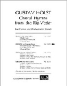 Gustav Holst, Choral Hymns from the Rig-Veda, Group 2 Two-Part Treble Voices, Orchestra Stimme