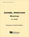 Daniel Pinkham, Blessings Orgel Buch