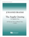 Johannes Brahms, Marienlieder: No. 1 The Angelic Greeting SSAA a Cappella Stimme