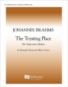 Johannes Brahms, The Trysting Place TTBB and Piano Stimme