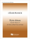 Csar Franck, Mass in A: Kyrie Eleison SATB and Organ Stimme