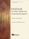 Douglas Leedy, Fantasy on Wie schoen leuchtet der Morgenstern Soprano/High Voice Solo and Organ Buch