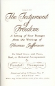 Randall Thompson, The Testament of Freedom Mixed Choir and Orchestra Partitur