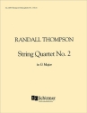 Randall Thompson, String Quartet No. 2 Streichquartett Partitur