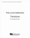 William Hibbard, Variations for Violoncello Solo Cello Buch