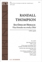 Randall Thompson, 6 Odes of Horace: Vitas hinnuleo me similis, Chloe SATB Stimme