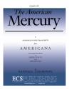 Randall Thompson, Americana SATB, Orchestra or Piano Chorpartitur