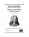 Georg Friedrich Hndel, Solomon: Music, Spread Thy Voice Around Alto Solo and SATB, Keyboard [Organ or Piano] or Orchestra Stimme