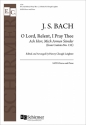 Johann Sebastian Bach, Cantata 135: O Lord, Relent SATB and Keyboard Stimme