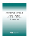 Johannes Brahms, Nenia SATB, Keyboard [Organ or Piano] or Orchestra Stimme