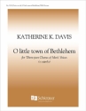 O Little Town of Bethlehem TTB, Descant a Cappella Stimme