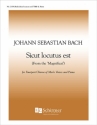 Johann Sebastian Bach, Magnificat: Sicut locutus est TTBB and Piano Stimme