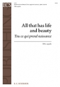 John Crawford, All that has life and beauty TBB a Cappella Stimme