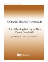 Johann Sebastian Bach, Out of the Depths I Cry to Thee, BWV 38 SAB Stimme