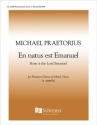 Michael Praetorius, En natus est Emanuel SATB a Cappella Stimme