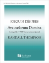 Randall Thompson, Ave Coelorum Domina TTBB a Cappella Stimme