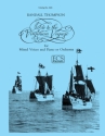 Randall Thompson, Ode to the Virginian Voyage SATB, Orchestra or Piano Chorpartitur