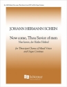 Johann Hermann Schein, Nun komm, der Heiden Heiland SST[or B] and Organ Stimme