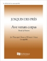 E. Harold Geer, Ave verum Corpus SSA a Cappella Stimme