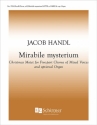 Jacob Handl, Mirabile mysterium SATT[B]B [Five-part] Stimme