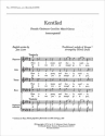 Kerstlied SATB Stimme