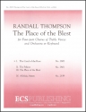 Randall Thompson, The Place of the Blest: 1 The Carol of the Rose Two-Part Treble Voices [SA Children or Women], Orchestra or Piano Stimme