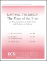 Randall Thompson, The Place of the Blest Two-Part Treble Voices [SA Children or Women], Orchestra or Piano Stimme