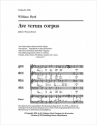 Ave verum corpus for mixed chorus and organ Einzelstimme