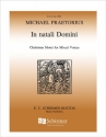 Michael Praetorius, In natali Domini SATB Stimme