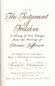 Thomas Jefferson, The Testament of Freedom Choir and Piano Partitur