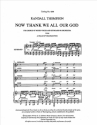 Randall Thompson, A Psalm Of Thanksgiving: Now Thank We All Our God SATB and Organ Stimme