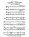 Randall Thompson, Twelve Canticles: No. 4. My Grace is Sufficient SATB Stimme