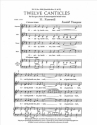 Randall Thompson, Twelve Canticles: No. 11. Farewell- No. 12. Amen SATB Stimme