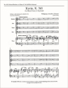 Wolfgang Amadeus Mozart, Kyrie, K.341 SATB and Keyboard Stimme