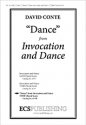 David Conte, Invocation and Dance: Dance TTBB, Piano or Full Orchestra Chorpartitur