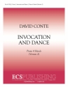 David Conte, Invocation and Dance TTBB, Piano or Full Orchestra Stimme